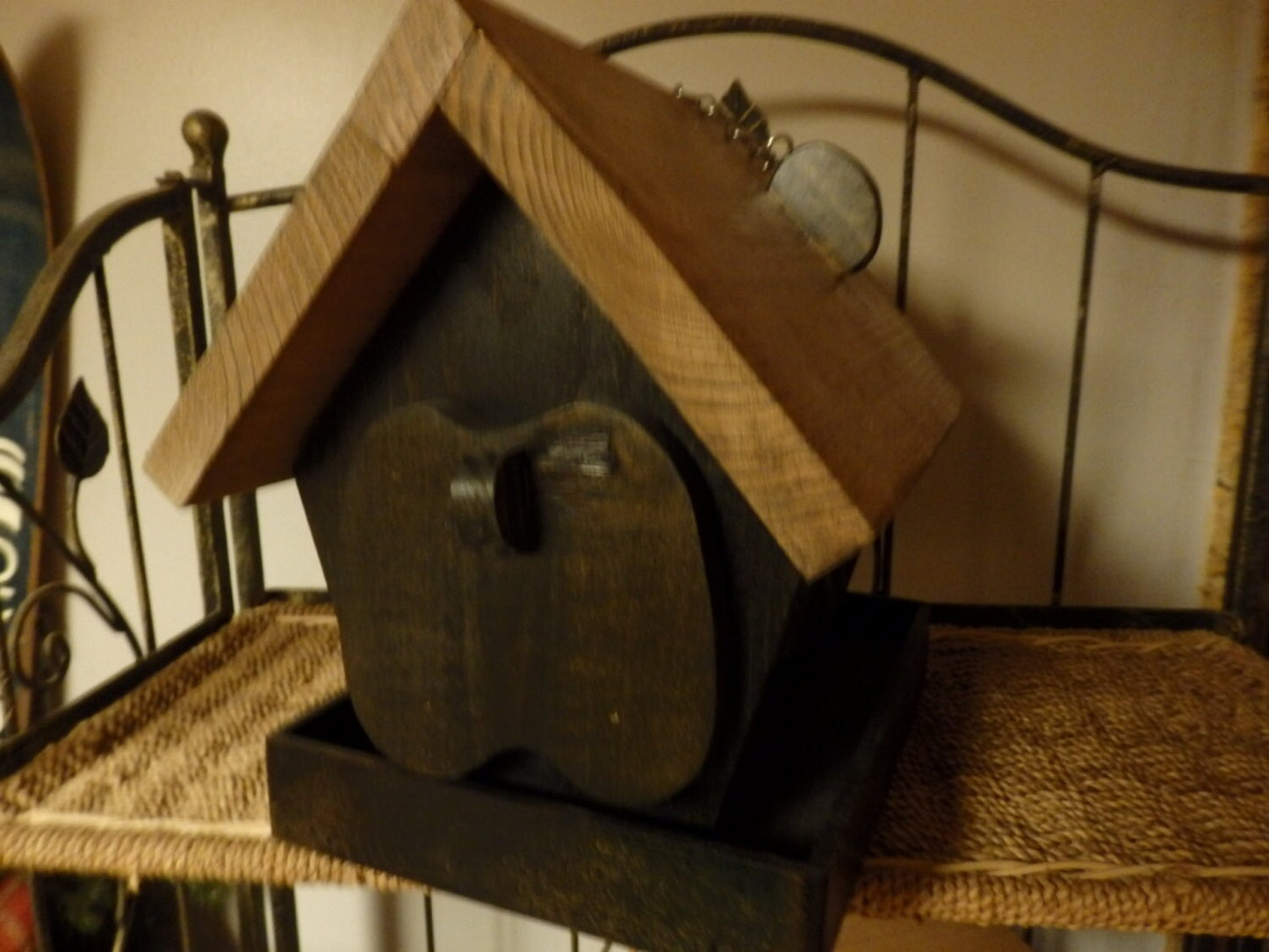 Whimsical Rustic Bear Bird Feeder Small