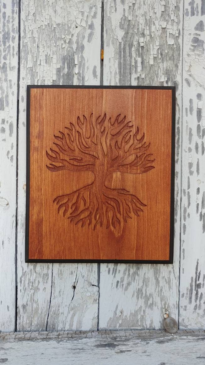 Tree of life Carved Sign 2