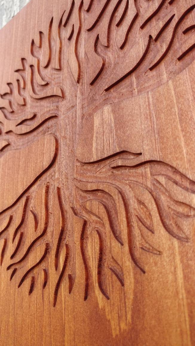 Tree of life Carved Sign 2