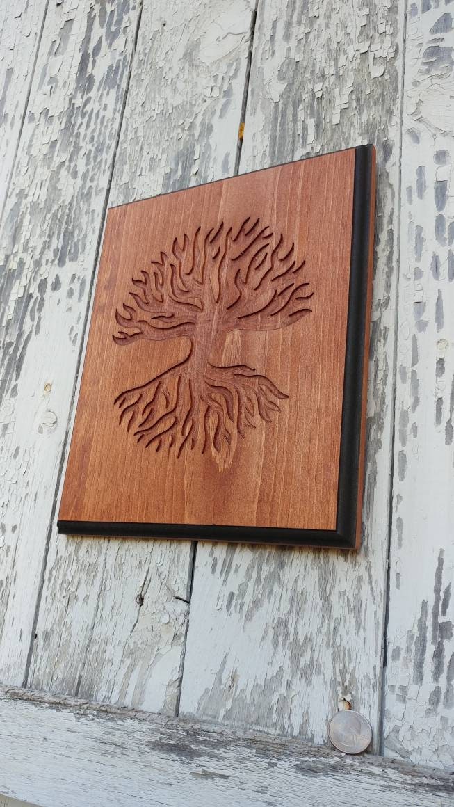 Tree of life Carved Sign 2