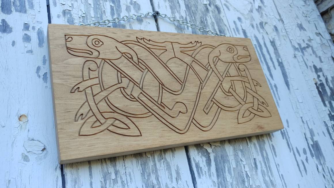 Norse Carved Dragon Knot