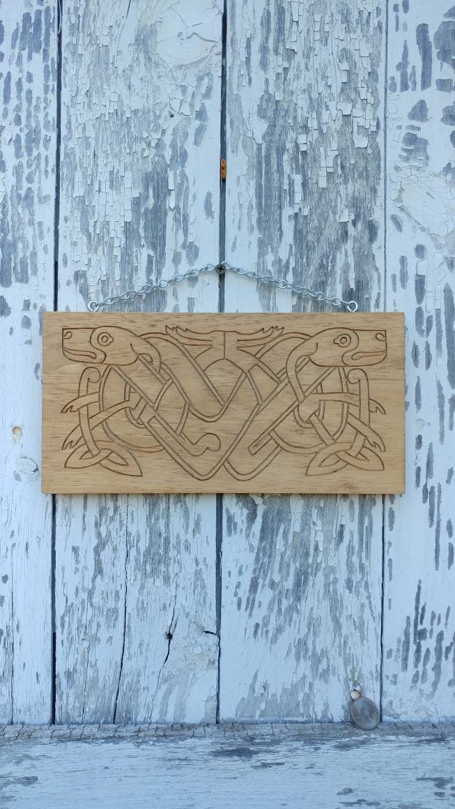 Norse Carved Dragon Knot
