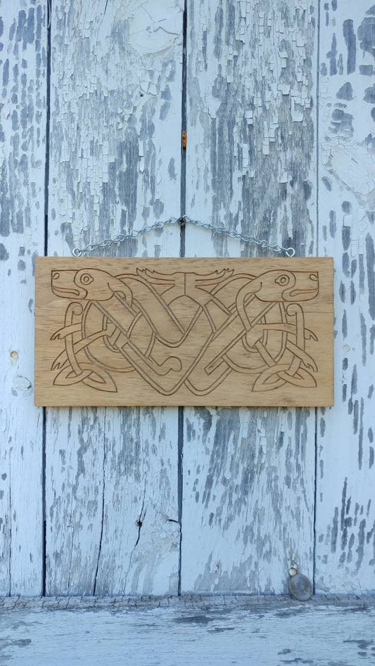 Norse Carved Dragon Knot