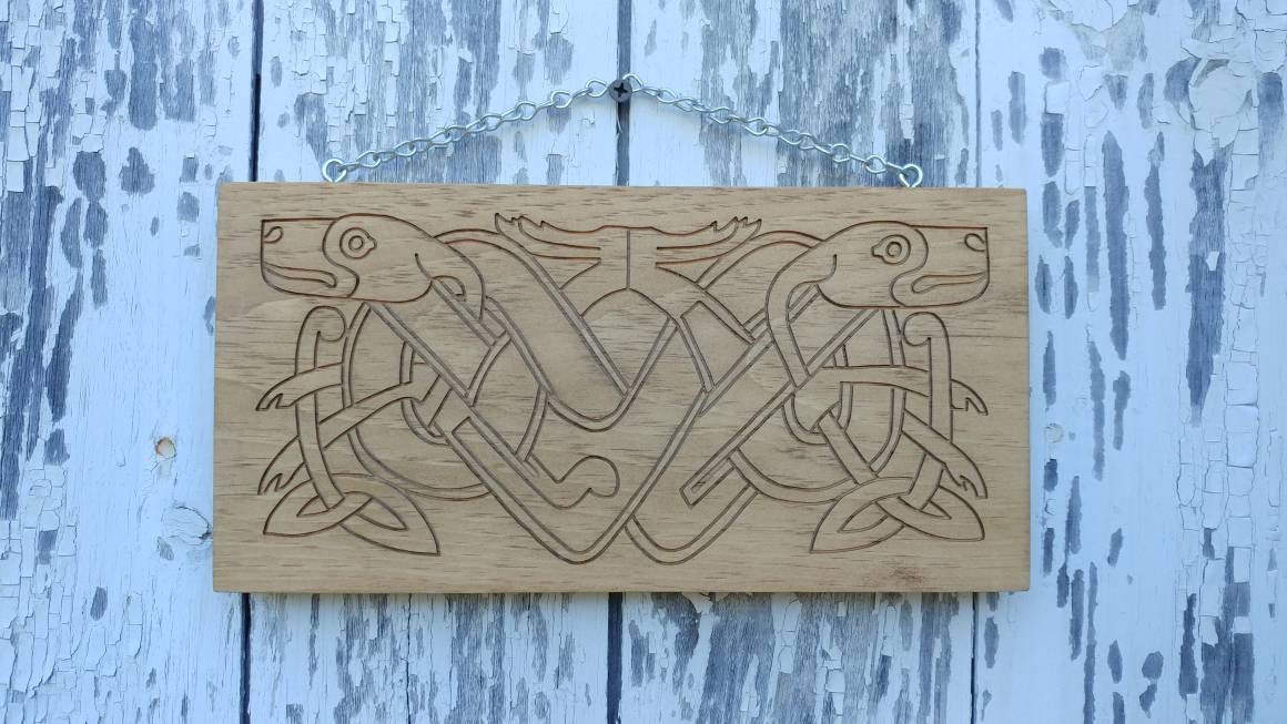 Norse Carved Dragon Knot