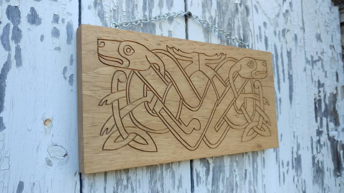 Norse Carved Dragon Knot