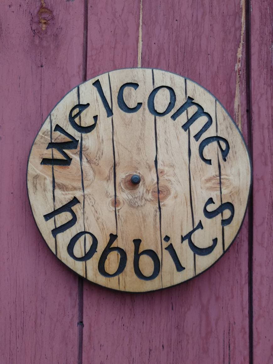 Welcome Hobbits Hobbit Door