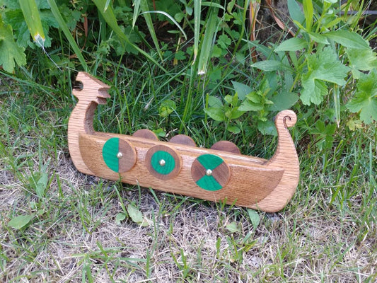 Viking ship incense burner